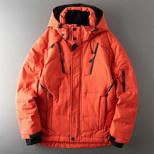 Men's Insulated Hooded Water-Resistant Puffer Jacket