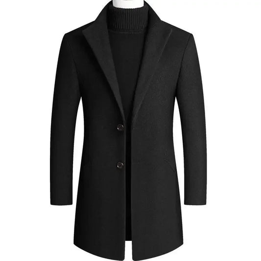 Men's Slim Fit Classic Tailored Overcoat