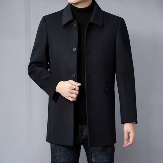 Men's Winter Coat Single-Breasted