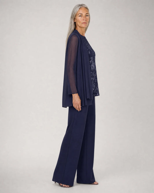 Women's 3 Piece Occasion Pant Suit