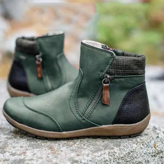 Women's Ankle Boots with Side Zip