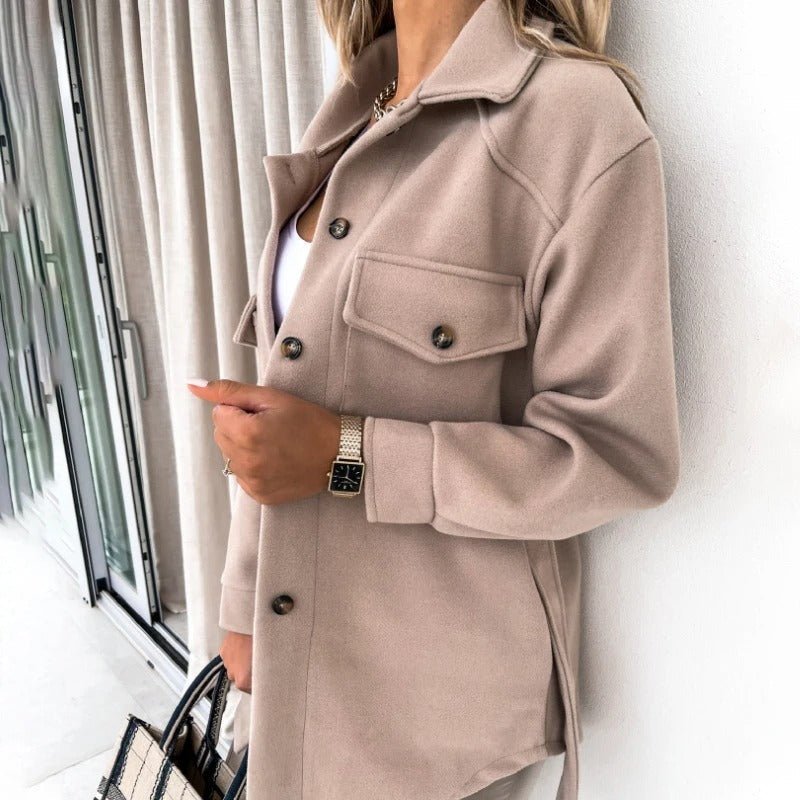 Women's Button Down Fleece Jacket