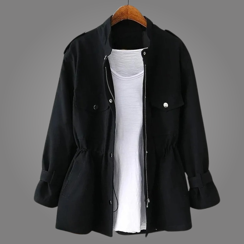 Women's Double Breasted Wool Blend Overcoat