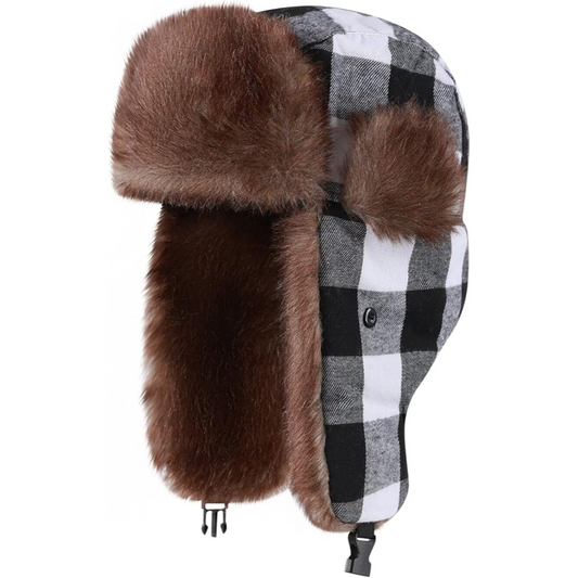 Women's Faux Fur Lined Trapper Hat