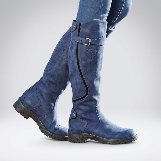Women's Orthopaedic Knee High Boots with Adjustable Buckle Strap