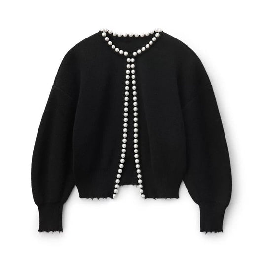 Women's Pearl Detail Cardigan