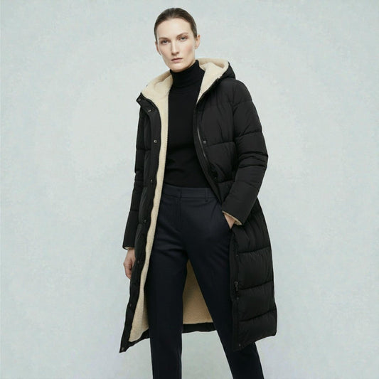 Women's Winter Jacket with sherpa lining