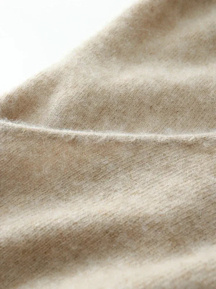 Women's Wrap V-Neck Luxury Knit Sweater