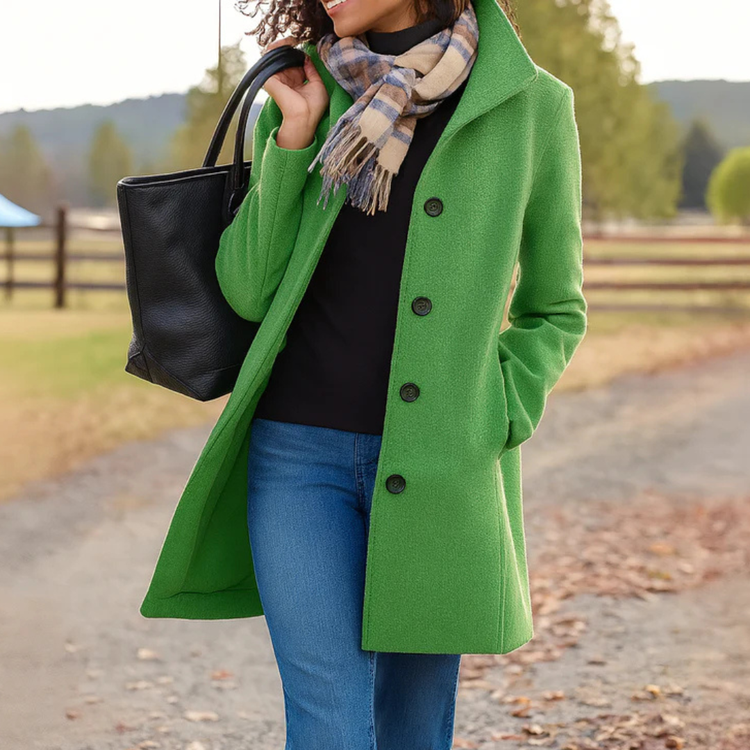 Women's Wool Straight Cut Coat
