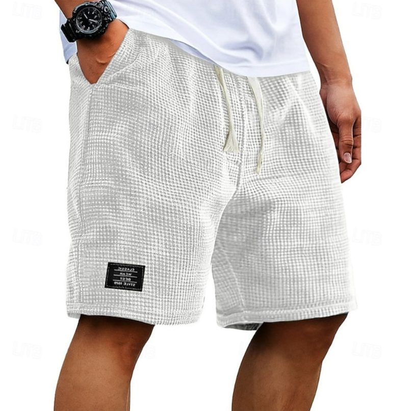 Men's Casual Waffle Summer Shorts