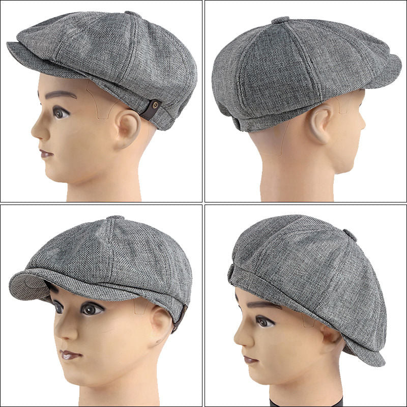 Men's Retro Knitted Summer Cap