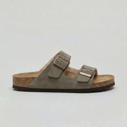 Unisex Double Buckle Comfort Slide Sandals