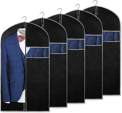 Breathable Garment Cover Set - 10 Pack With Window