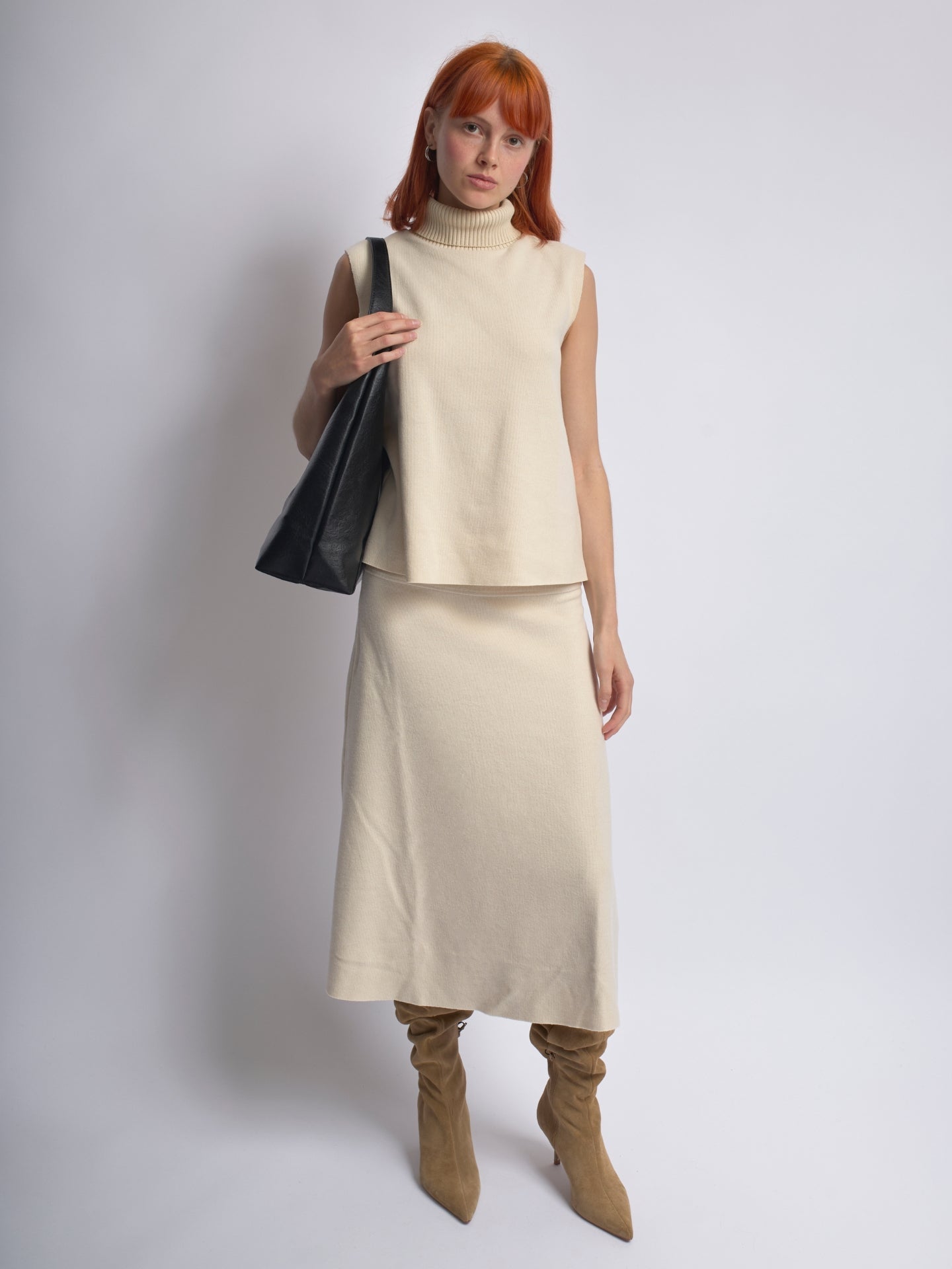 Faux Leather Hobo Shoulder Bag