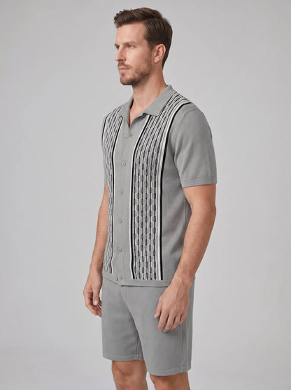 grey-short-sleeve-shirt-shorts-set-side