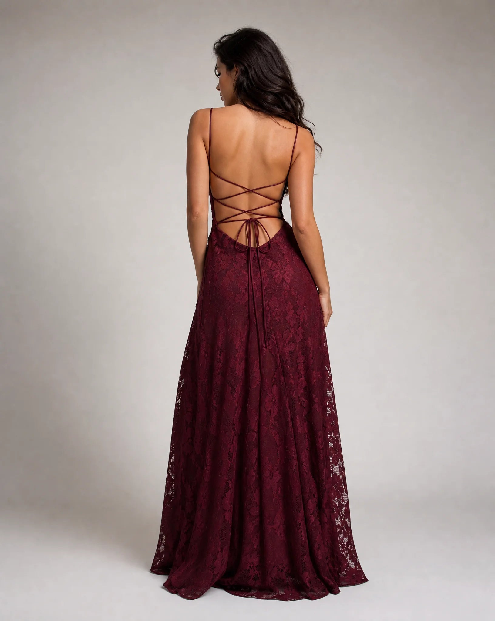 Women's Floral Open Back Maxi Dress – ILYNORA