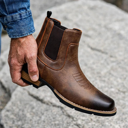 Men's Casual Chelsea Ankle Boots for Everyday Wear