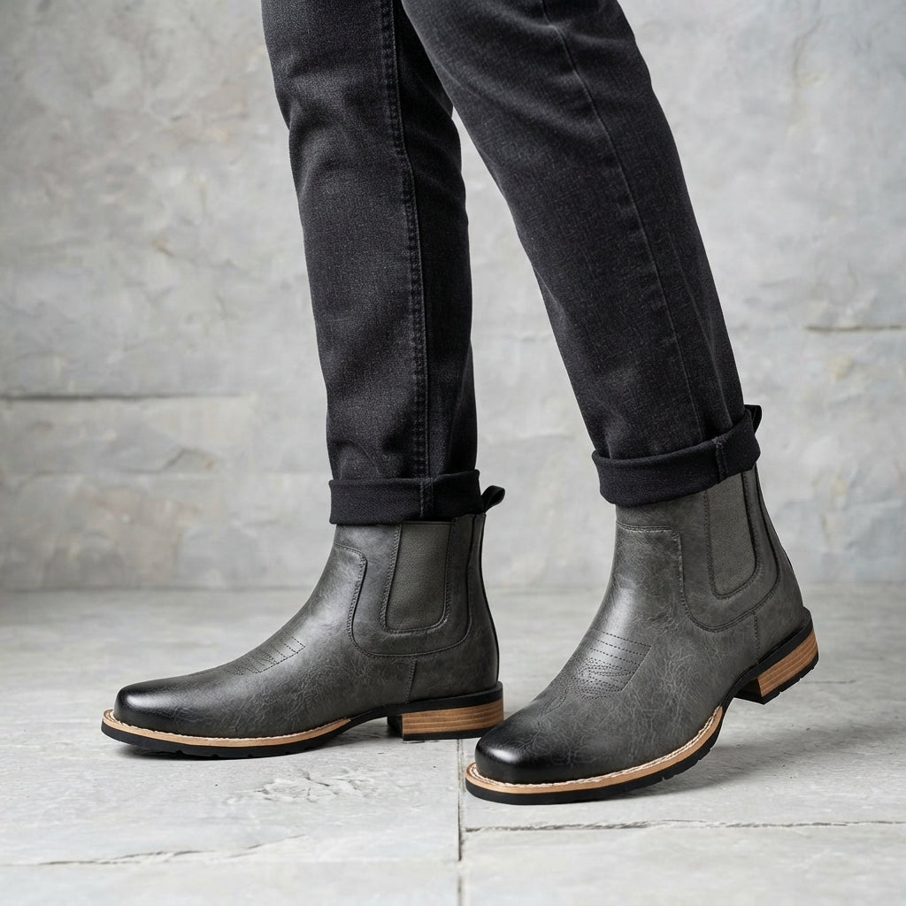 Men's Casual Chelsea Ankle Boots for Everyday Wear