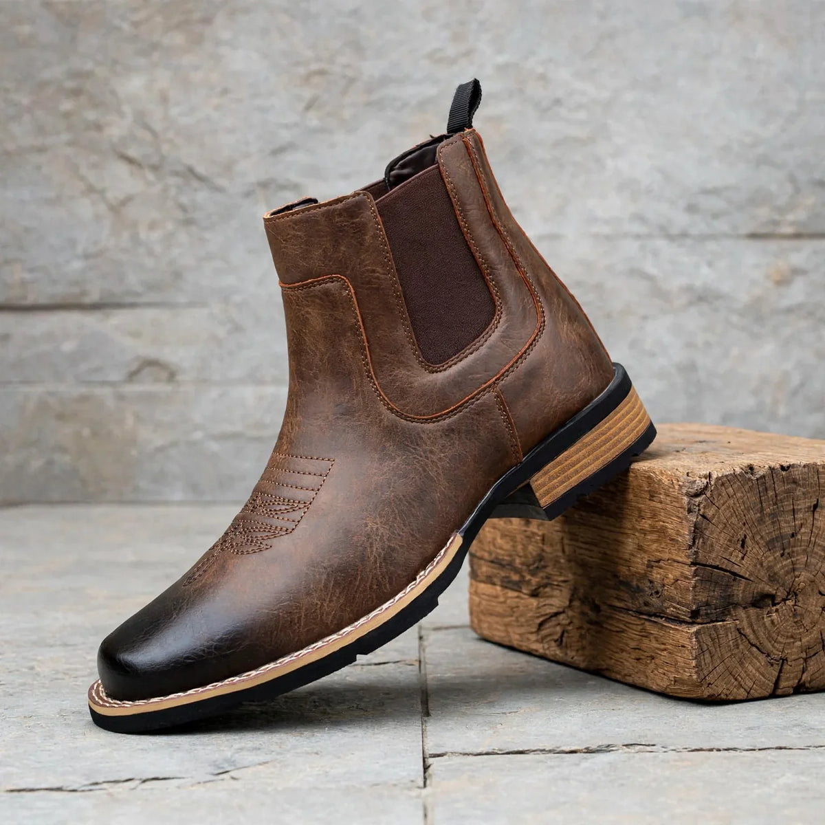 Men's Casual Chelsea Ankle Boots for Everyday Wear