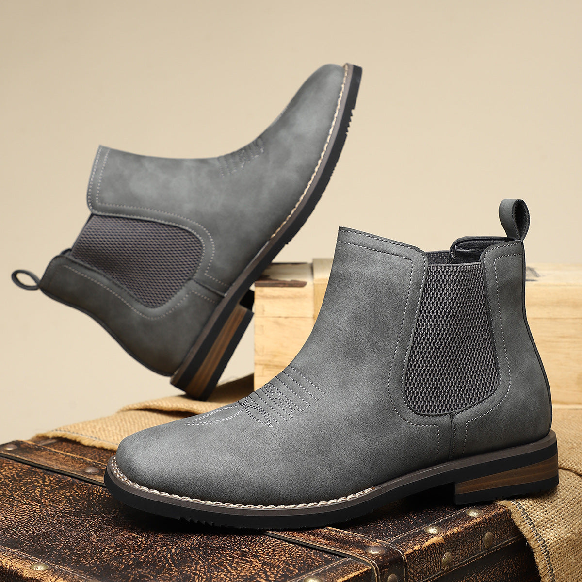 Men's Classic Leather Boots
