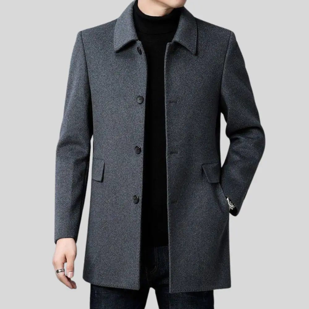 Men's Classic Wool Overcoat