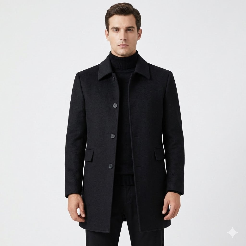 Men's Classic Wool Overcoat