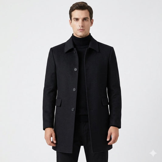 Men's Classic Wool Overcoat