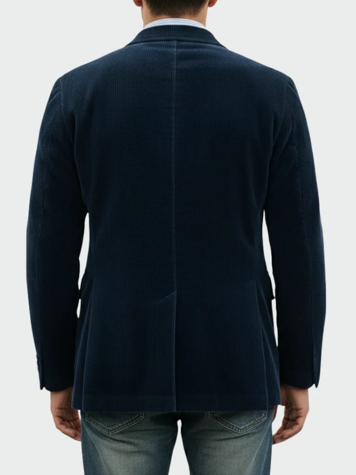 Men's Corduroy Blazer and Waistcoat Set