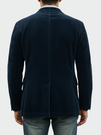 Men's Corduroy Blazer and Waistcoat Set