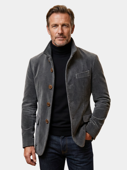 Men's Corduroy Button Front Jacket