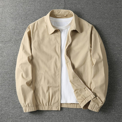 Men's Cotton Blend Zip Up Jacket