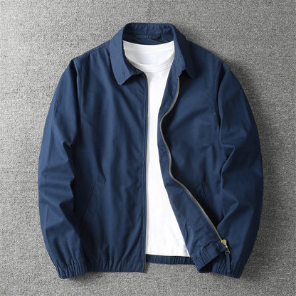 Men's Cotton Blend Zip Up Jacket