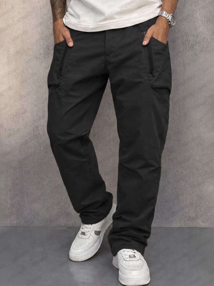 Men's Durable Cotton Cargo Trousers