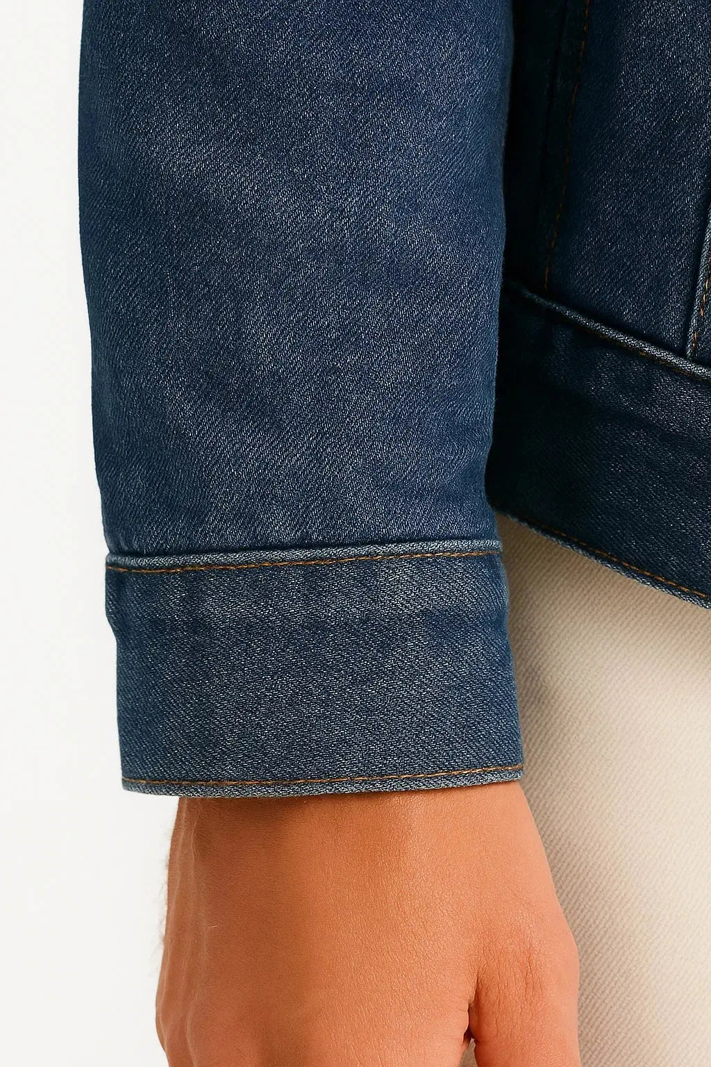 Men's Fleece Lined Denim Jacket