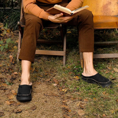 Men's Fleece Lined House Slippers