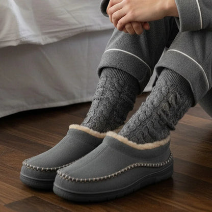 Men's Fleece Lined House Slippers