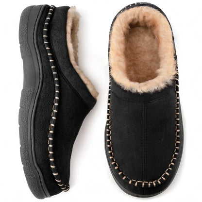 Men's Fleece Lined House Slippers