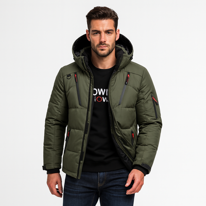 Men's Fleece Lined Waterproof Parka Jacket