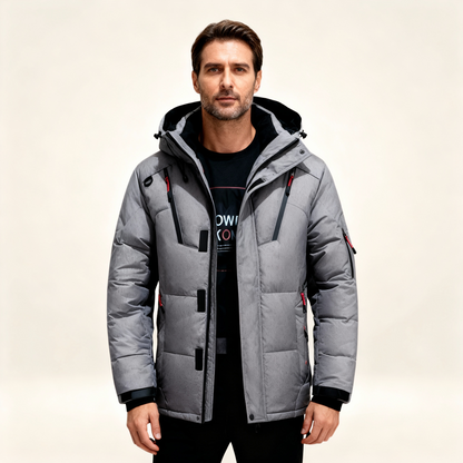 Men's Fleece Lined Waterproof Parka Jacket