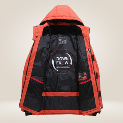 Men's Fleece Lined Waterproof Parka Jacket