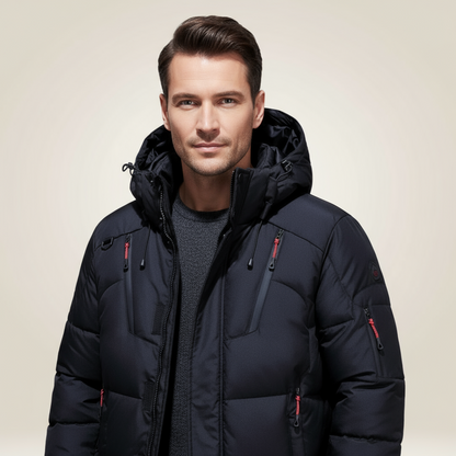 Men's Fleece Lined Waterproof Parka Jacket