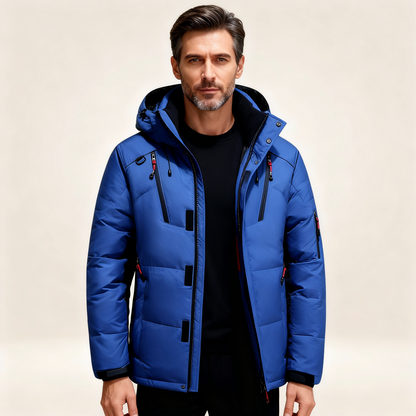 Men's Fleece Lined Waterproof Parka Jacket