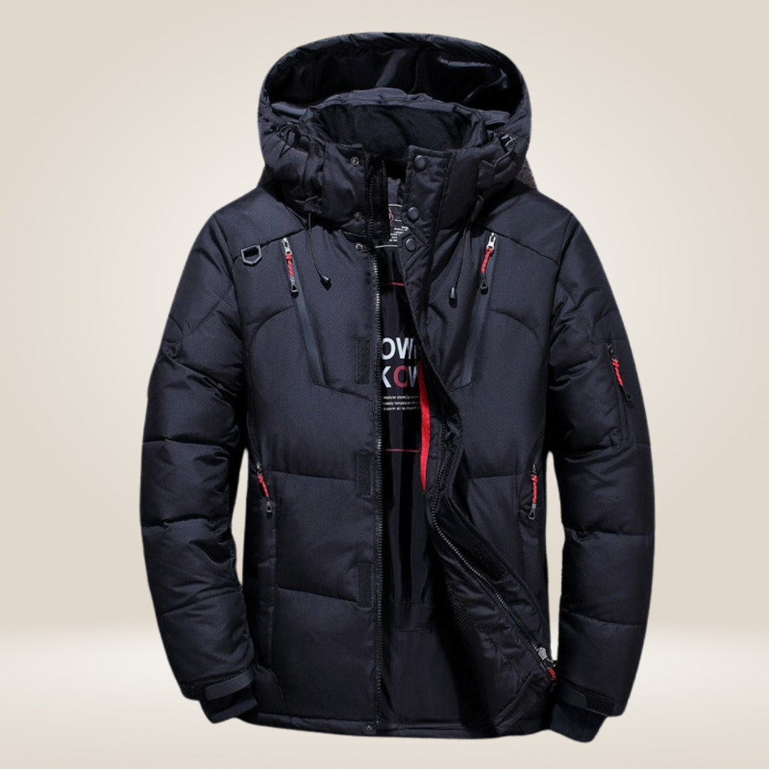 Men's Fleece Lined Waterproof Parka Jacket