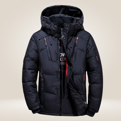 Men's Fleece Lined Waterproof Parka Jacket