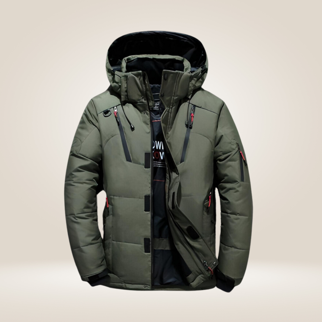 Men's Fleece Lined Waterproof Parka Jacket