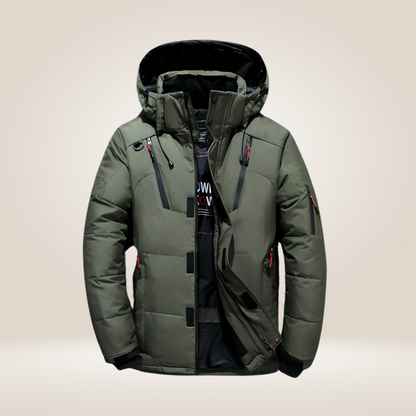 Men's Fleece Lined Waterproof Parka Jacket