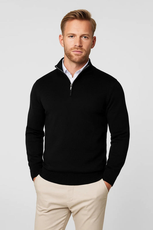 Men's Half Zip Knit Pullover