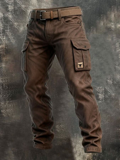 Men's Heavy Duty Cotton Canvas Trousers