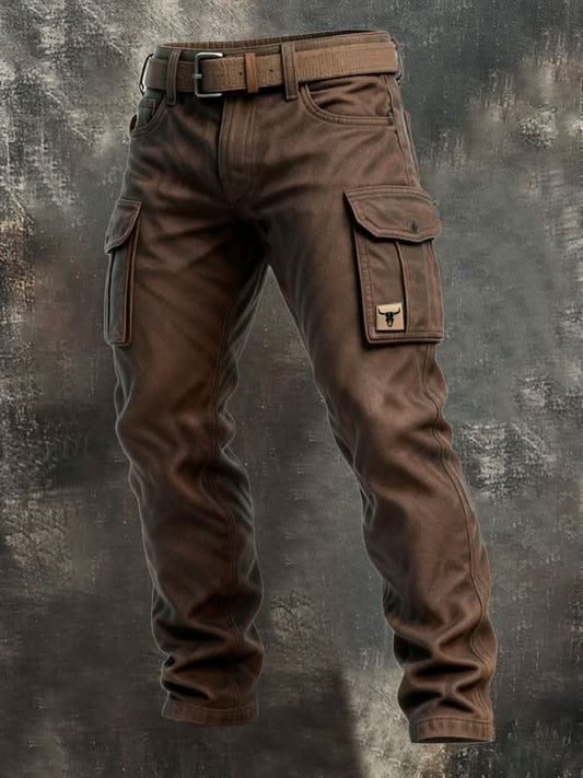 Men's Heavy Duty Cotton Canvas Trousers