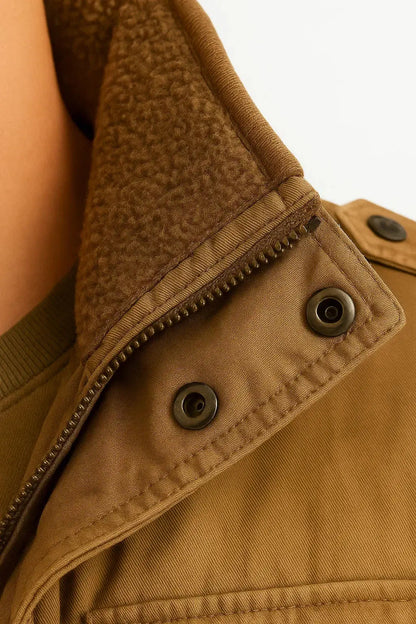 Men's Hooded Fleece Thermal Outdoor Jacket